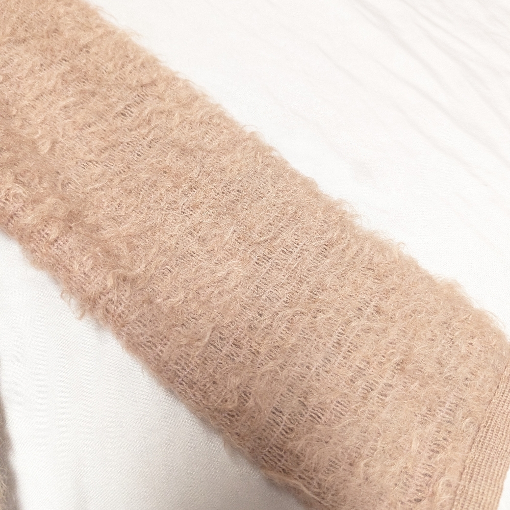 Pitlochry Mohair Wool Scottish Vintage Cardigan Coat  Textured With Pockets - Picture 7 of 12